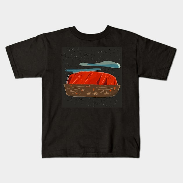 Uluru Kids T-Shirt by Aaartistlife